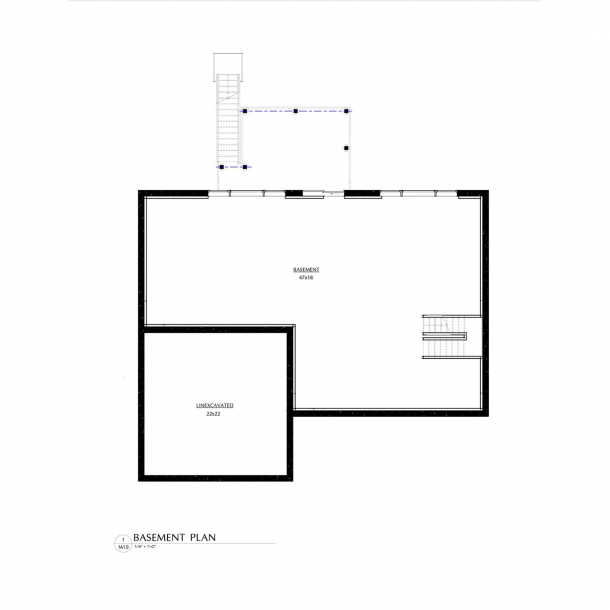 Basement floor plan